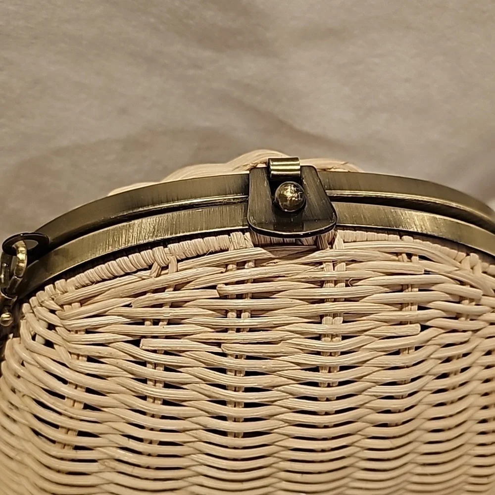 Patricia Nash crossbody wicker bag excellent condition - Picture 2 of 16